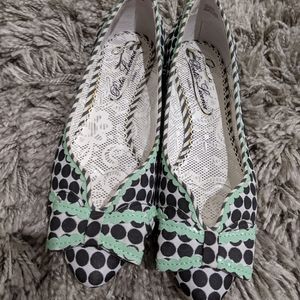 Poetic license london get ready polka dot flats 9